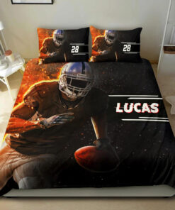 America Football bedding set Personalized duvet cover bed sheets pillow shams