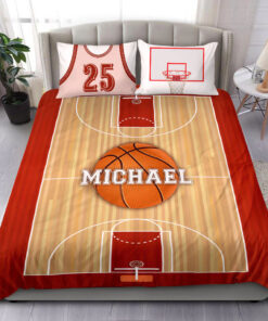 Basketball Court Field custom bedding set Personalized duvet cover bed sheets pillow shams