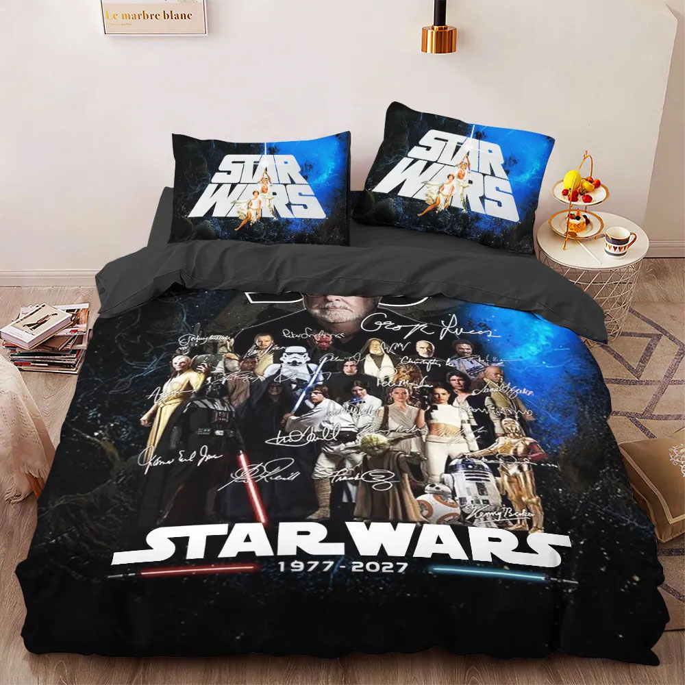 Star Wars custom bedding set 4 pcs personalized duvet cover bed sheets pillow shams