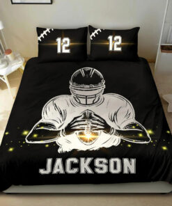 Football Boy Ball bedding set 4 pcs personalized duvet cover bed sheets pillow shams