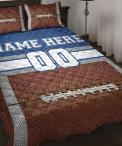 Custom American Football Gear quilt blanket