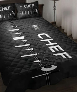 Custom Chef Quilt Blanket Pillowcases