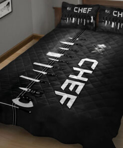 Custom Chef Quilt Blanket Pillowcases