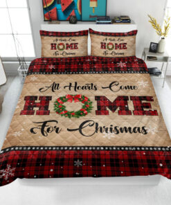 Custom Christmas Quilt Blanket Pillowcases