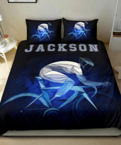 Custom Cycling Bicycle Biker bedding set 4 pcs personalized duvet cover bed sheets pillow shams
