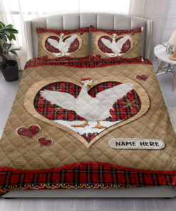 Custom Duckmas Quilt Blanket Pillowcases
