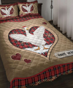 Custom Duckmas Quilt Blanket Pillowcases
