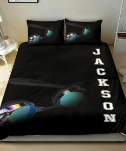 Custom Swimming Glasses bedding set 4 pcs personalized Swimmer duvet cover bed sheets pillow shams
