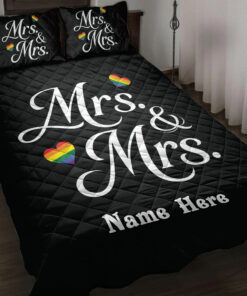 Custom LGBTQ Quilt Blanket Pillowcases
