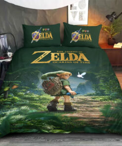 Custom The Legend of Zelda bedding set 4 pcs Personalized duvet cover bed sheets pillow shams